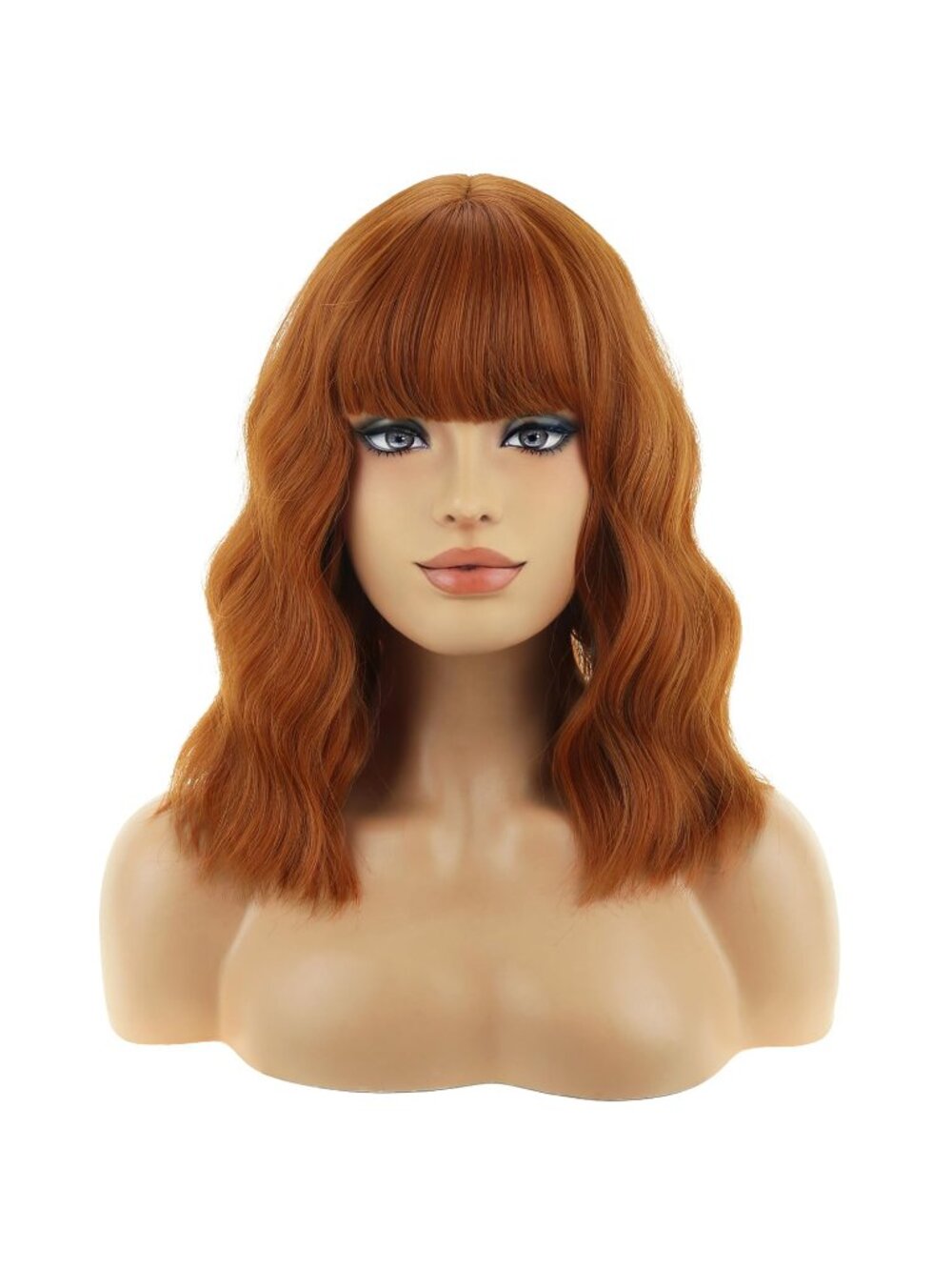 Women's Ginger BERON 14 Inch Curly Wig for Short Wavy Party Synthetic